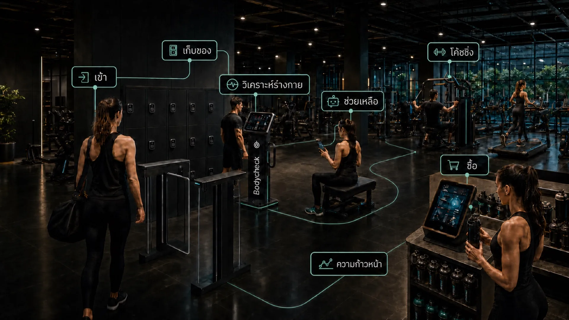 เส้นทางครบวงจรของ fitness nation | Smart Gym