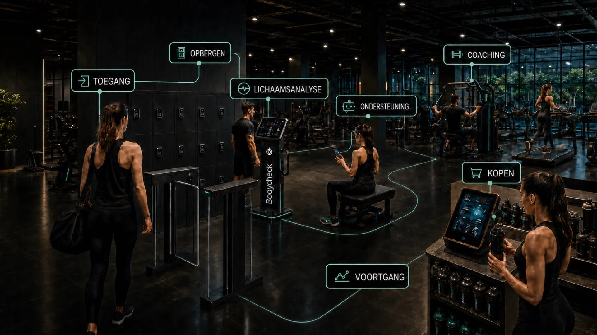 Complete journey van fitness nation | Smart Gym